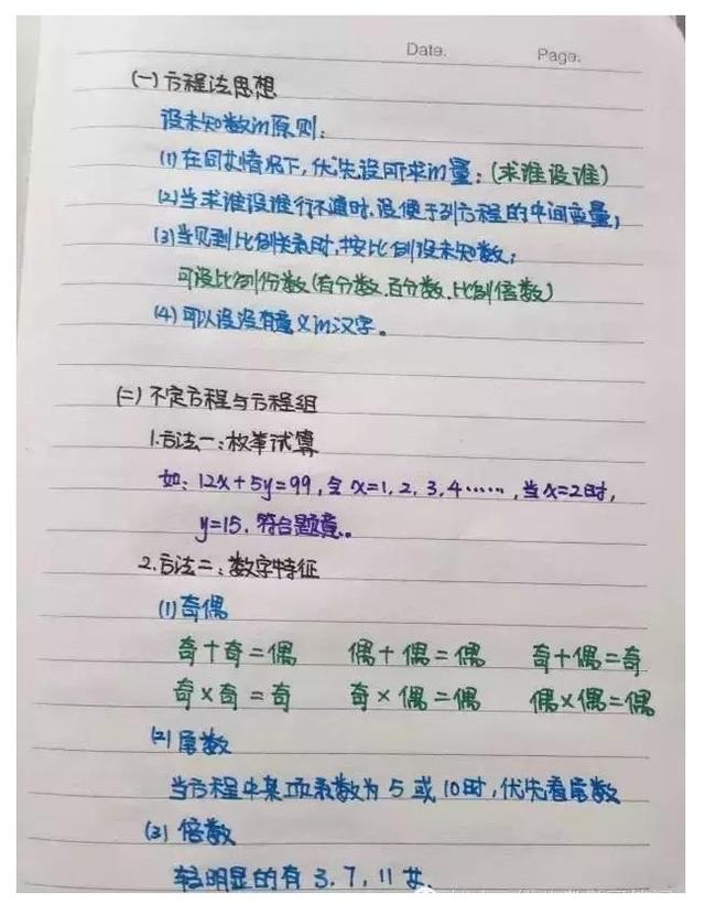 行測公式記不?。繉W(xué)霸幾張筆記就搞定了！