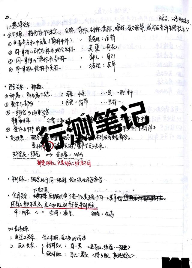 2020國(guó)考省考公考筆記，分享上岸大神如何總結(jié)歸納